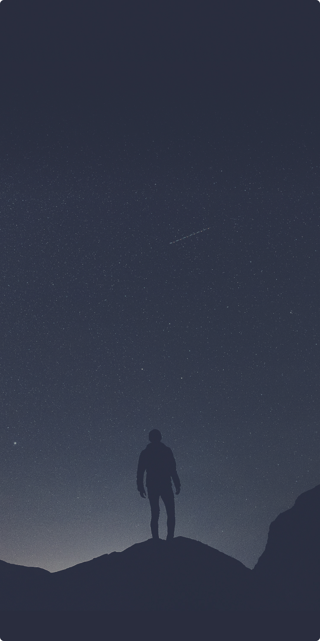 Person Looking at the Stars